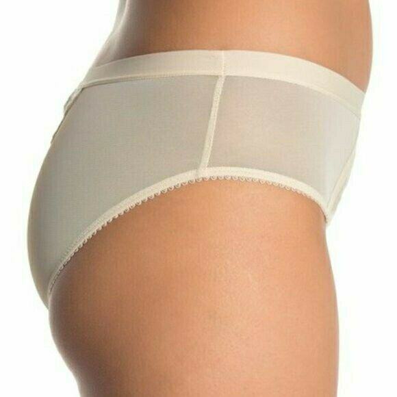 FREE PEOPLE Daydreamer hipster embroidered mesh panties in nude combo Sz XS NEW - Picture 5 of 6